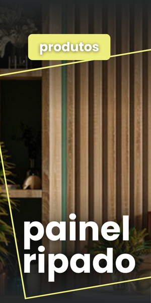 Painel Ripado Carvalho - Pisos Casa